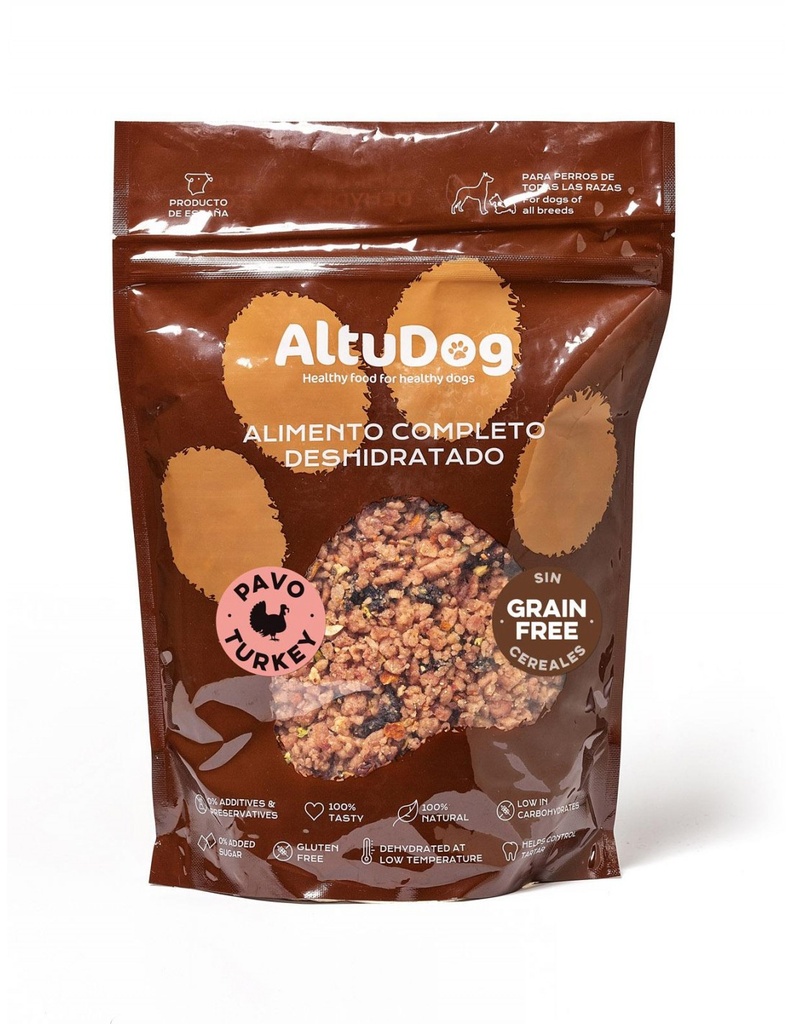 Menú PAVO sin  CEREALES