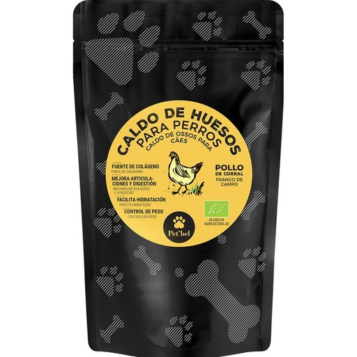 Broth of free-range chicken bones  (230 ml)