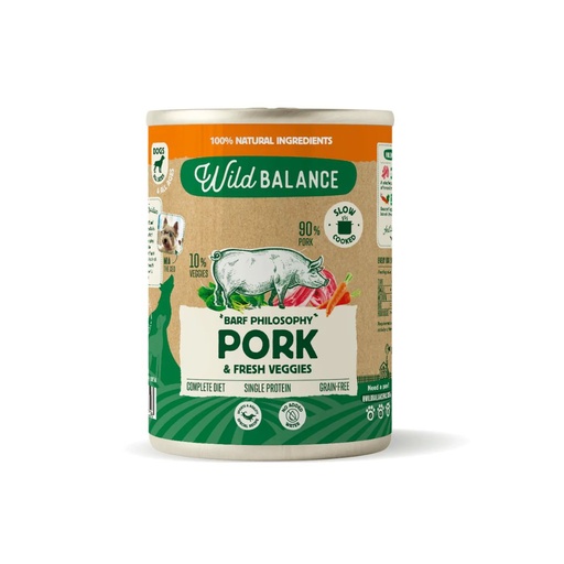 Lata de Cerdo y verduras